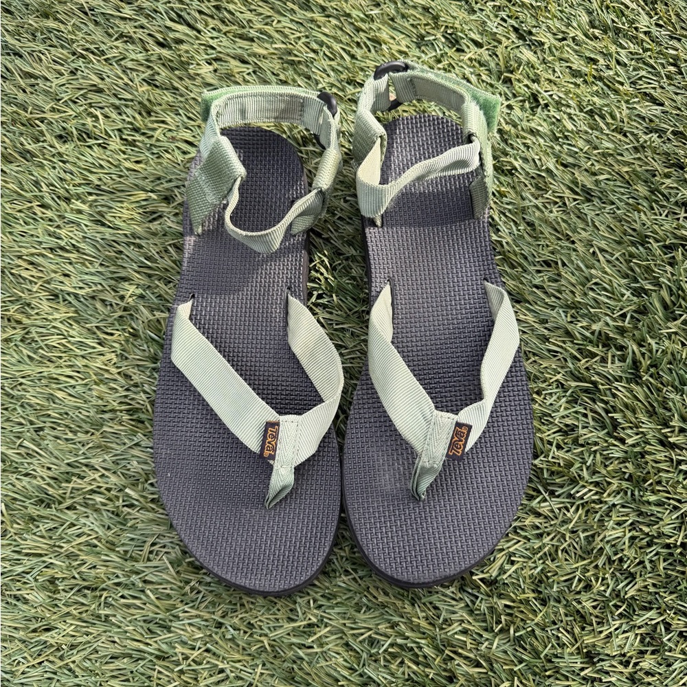 Teva Olive and Charcoal Sandals
